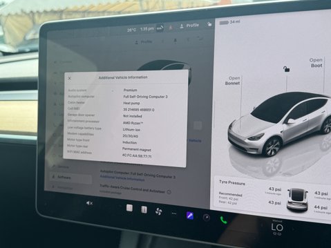 Tesla Model Y (Sold) (Dual Motor) Long Range SUV 5dr Electric Auto 4WDE (384 bhp) 20