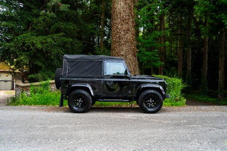 Land Rover Defender 90 TD SOFT TOP XS. MOMO WHEEL. HEATED SEATS. ALPINE STEREO. REAR BENCH SEATS. 10