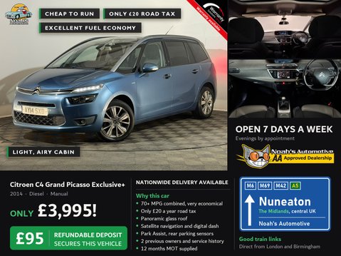 Citroen C4 Grand Picasso EXCLUSIVE+ 1.6 E-HDI AIRDREAM MANUAL 2