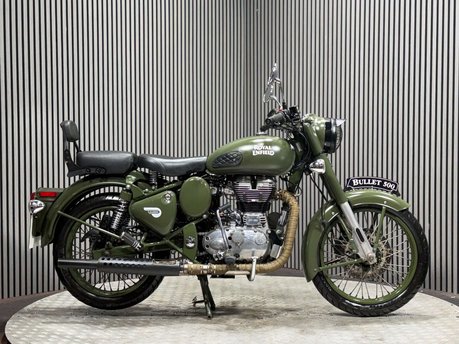 Royal Enfield Bullet 500 CLASSIC 2020 ONLY 11K ARMY COLOUR SCHEME 500CC A2