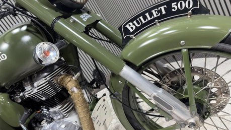 Royal Enfield Bullet 500 CLASSIC 2020 ONLY 11K ARMY COLOUR SCHEME 500CC A2 39