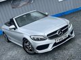 Mercedes-Benz C Class 2.1 C220d AMG Line (Premium Plus) Cabriolet G-Tronic+ Euro 6 (s/s) 2dr 64