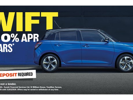 SUZUKI SWIFT 4 YEAR 0% OFFER