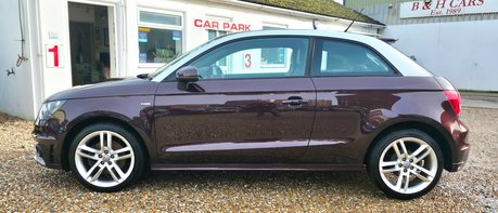 Audi A1 TDI S LINE..£20 R/TAX..12 SERVICES..LAST OWNER 10 YEARS..70 MPG.. 1