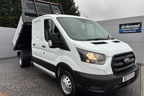 Ford Transit 350 Drw L3 170 ps Utility Cab Tipper - Tow Axle / Air Con