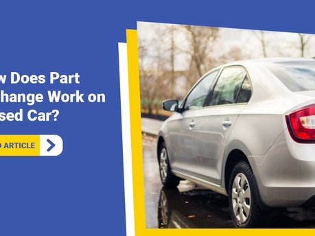 How does part exchange work on a used car