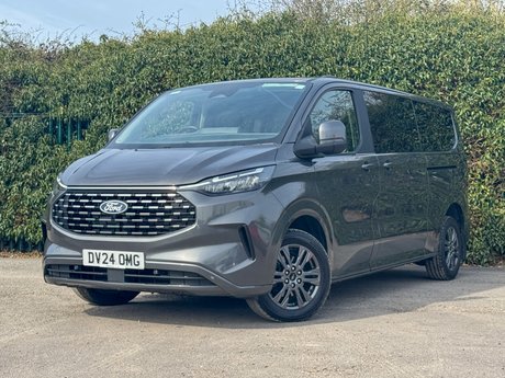 Ford Tourneo Custom Titanium Luxe | 9 Seat | Auto | L2 LWB | 320 | Euro 6 | £31,992 + vat
