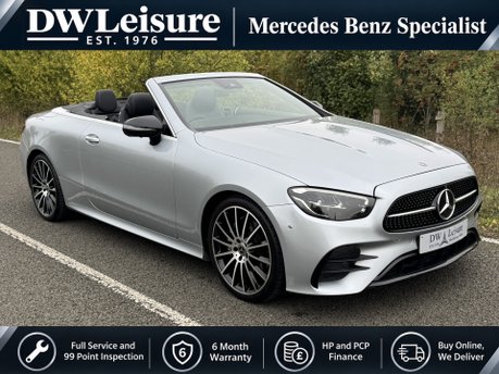 Mercedes-Benz E Class E220 D AMG Line Night Edition Premium Plus Auto Diesel Convertible 360 CAM