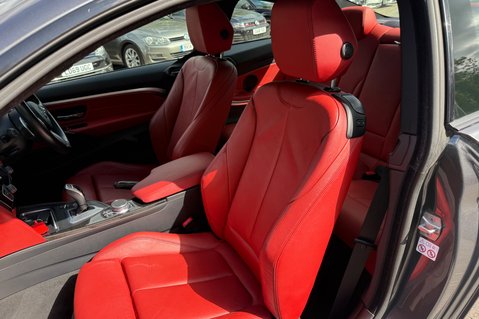 BMW 4 Series 435D XDRIVE M SPORT -ADAPTIVE SUSPENSION -CORAL RED LEATHER  14
