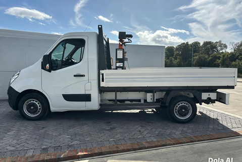 Vauxhall Movano R3500 L2 145 ps Dropside Truck with PH FV500 Swing Lift 9