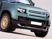 Land Rover Defender 90  HARD TOP  by seeker bespoke matt pine with vintage Tan leather  8