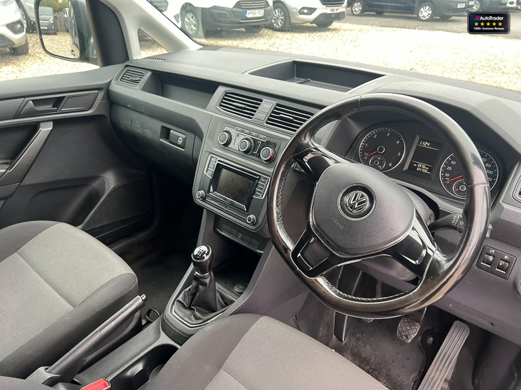 2017 Volkswagen Caddy SWB L1H1 C20 Tdi Highline Alloys Air Con EURO 6 NO VAT — thumbnail 29 of 51