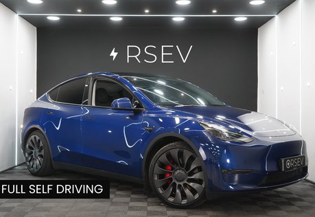 Tesla Model Y PERFORMANCE AWD Full Self Driving AutoPark & Summon GROK AI One Owner VAT Q