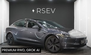 Tesla Model 3 Premium RWD GROK AI Rear Screen Heated & Vented Seats Premium Sound VAT Q 1