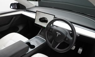 Tesla Model Y PERFORMANCE Solid Black White Interior Now with GROK One Owner VAT Q 2