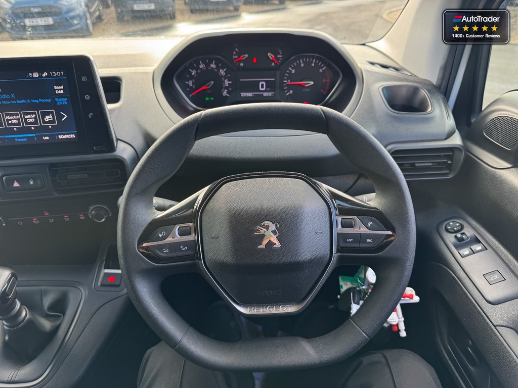 2022 Peugeot PartnerSWB L1H1 Low Roof Asphalt Air Con Alloys Camera Nav Sensors EURO 6 — thumbnail 30 of 50