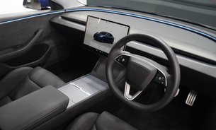 Tesla Model 3 PERFORMANCE AWD Deep Blue Metallic GROK AI RYZEN 20" ALLOYS BLACK INTERIOR 2