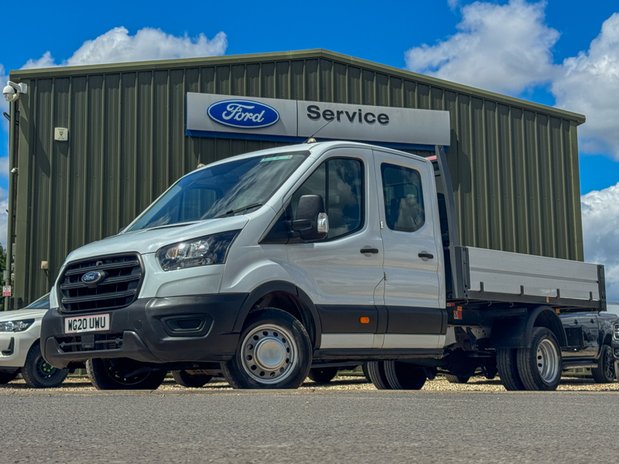 Ford Transit Tipper [SOLD MT] Crew Cab LWB L3 Leader 350 Dual Rear Wheel Tow Bar EURO 6 2
