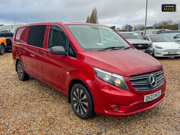 Mercedes-Benz Vito Crew Cab AUTO XLWB L3H1 Premium Plus 116 Alloys Sensors Tow Bar NO VAT EURO 5