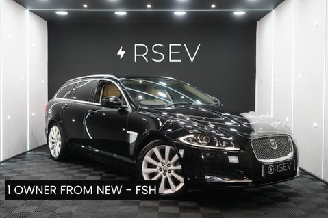 Jaguar XF D V6 PREMIUM LUXURY SPORTBRAKE One Owner Full History Rev Cam  