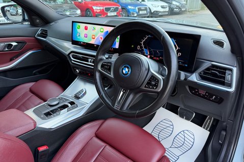 BMW 3 Series 330E M SPORT PHEV -TACORA RED LEATHER -COMF/VIS PACKS -HARMAN KARDON -VATQ 14