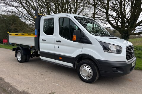 Ford Transit 350 Drw L3 130 ps Crew Cab Tipper - Air Con - Ex MOD 5