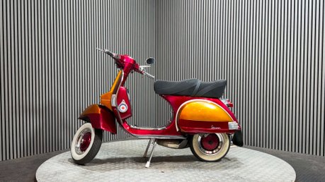 Piaggio Vespa Douglas 125 2002 SHOWING 1,563 MILES GOOD RUNNING GEARED SCOOTER 125CC 4