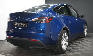 Tesla Model Y LONG RANGE AWD One Owner Deep Metallic Blue Adaptive LEDs Pano Roof VAT Q 10