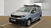 Peugeot Partner LWB L2H1 Low Roof Asphalt Air Con Alloys Cam Sensors EURO 6 NO VAT 1