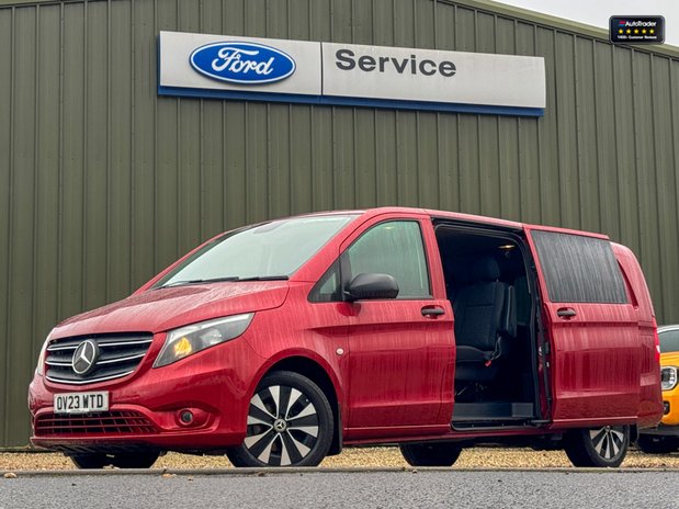 Mercedes-Benz Vito Crew Cab AUTO XLWB L3H1 Premium Plus 116 Alloys Sensors Tow Bar NO VAT EURO 1