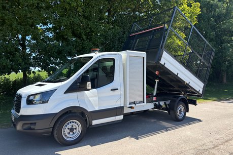 Ford Transit 350 Srw L3 130 ps Toolbox Cage Tipper