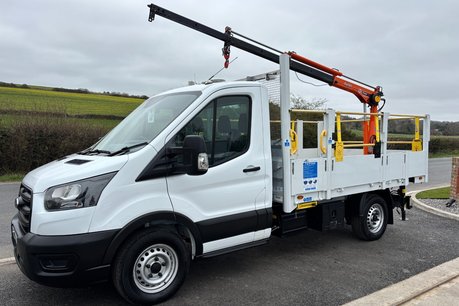 Ford Transit 350 Srw L2 130ps Dropside with PH150 Crane
