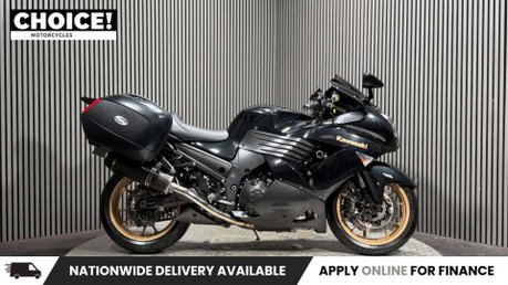 Kawasaki ZZR1400 2010 ONLY 30K STUNNING BIKE PANNIERS LONG MOT WARRANTY 1400CC 1