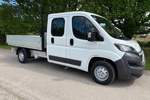Peugeot Boxer 335 2.2 Hdi 130 ps Crew Cab Tipper - Air Con - Ex MOD 5