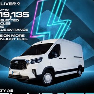 Discover the Maxus eDELIVER 9 | Explore the EV Range with Savings up to £19,135