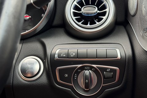 Mercedes-Benz C Class C 220 D AMG LINE PREMIUM PLUS - SELENITE GREY WITH CRANBERRY LEATHER 52