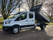 Ford Transit 350 Drw L3 Leader 130 ps Crew Cab Tipper - Air Con / Tow Axle 1