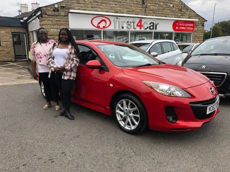 Happy smiling customers