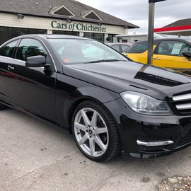 Mercedes-Benz C Class C180 BLUEEFFICIENCY AMG SPORT 1.6 Petrol Coupe Automatic