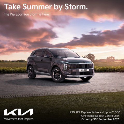 Image of Kia Sportage Storm with current PCP offer.