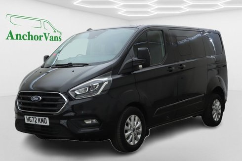 Ford Transit Custom Crew Cab AUTO SWB L1H1 Low Roof Limited 320 Air Con Alloys Sensors Cam EURO