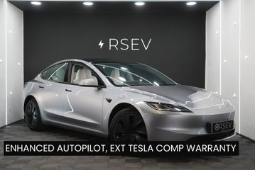 Tesla Model 3 LONG RANGE AWD White Interior Enhanced Autopilot Ext Tesla Comp Warranty