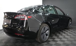 Tesla Model 3 LONG RANGE AWD Solid Black Ryzen GROK AI Pano Roof Heat Pump 1 Owner VAT Q 12