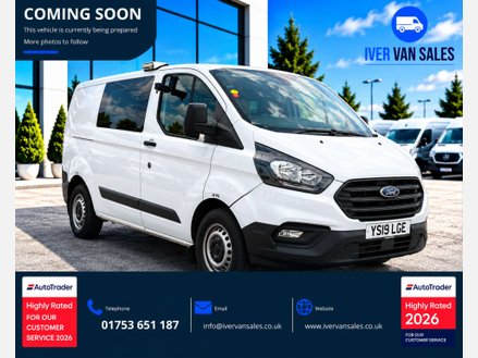Ford Transit Custom 2.0 320 EcoBlue Crew Van Double Cab 5dr Diesel Manual L1 H1 Euro 6 (6 Seat)