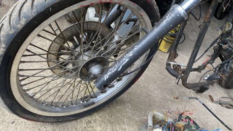 Suzuki GS 1991 PARTS BIKE 20K ROLLING CHASSIS CLASSIC 12