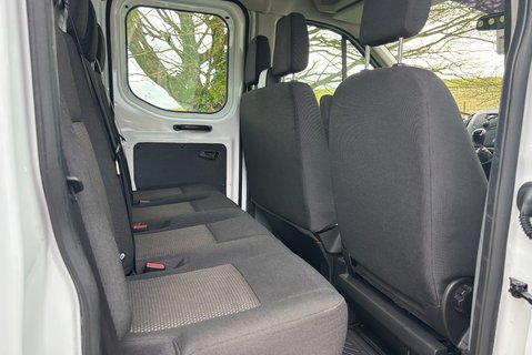 Ford Transit 350 Drw L3 130 ps Crew Cab Tipper - Air Con - Ex MOD 19