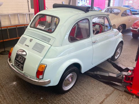 Fiat 500F Electric Conversion 8