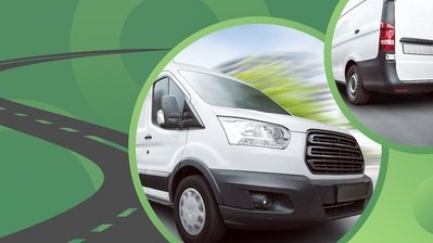 electric van range banner