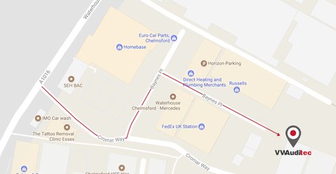 Branch map chelmsford