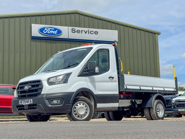 Ford Transit Tipper MWB L2 Leader 350 AIR CON Dual Rear Wheel Camera Tow Bar EURO 6 2